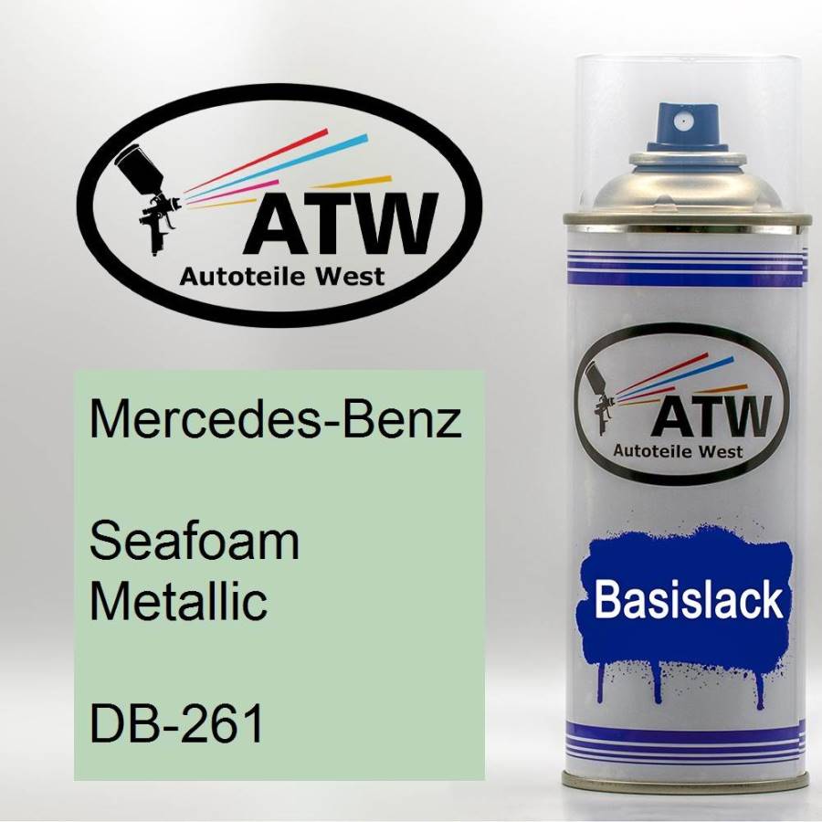 Mercedes-Benz, Seafoam Metallic, DB-261: 400ml Sprühdose, von ATW Autoteile West.